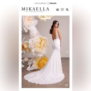 Paloma Blanca wedding dress #2459